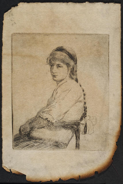 Untitled [girl seated]