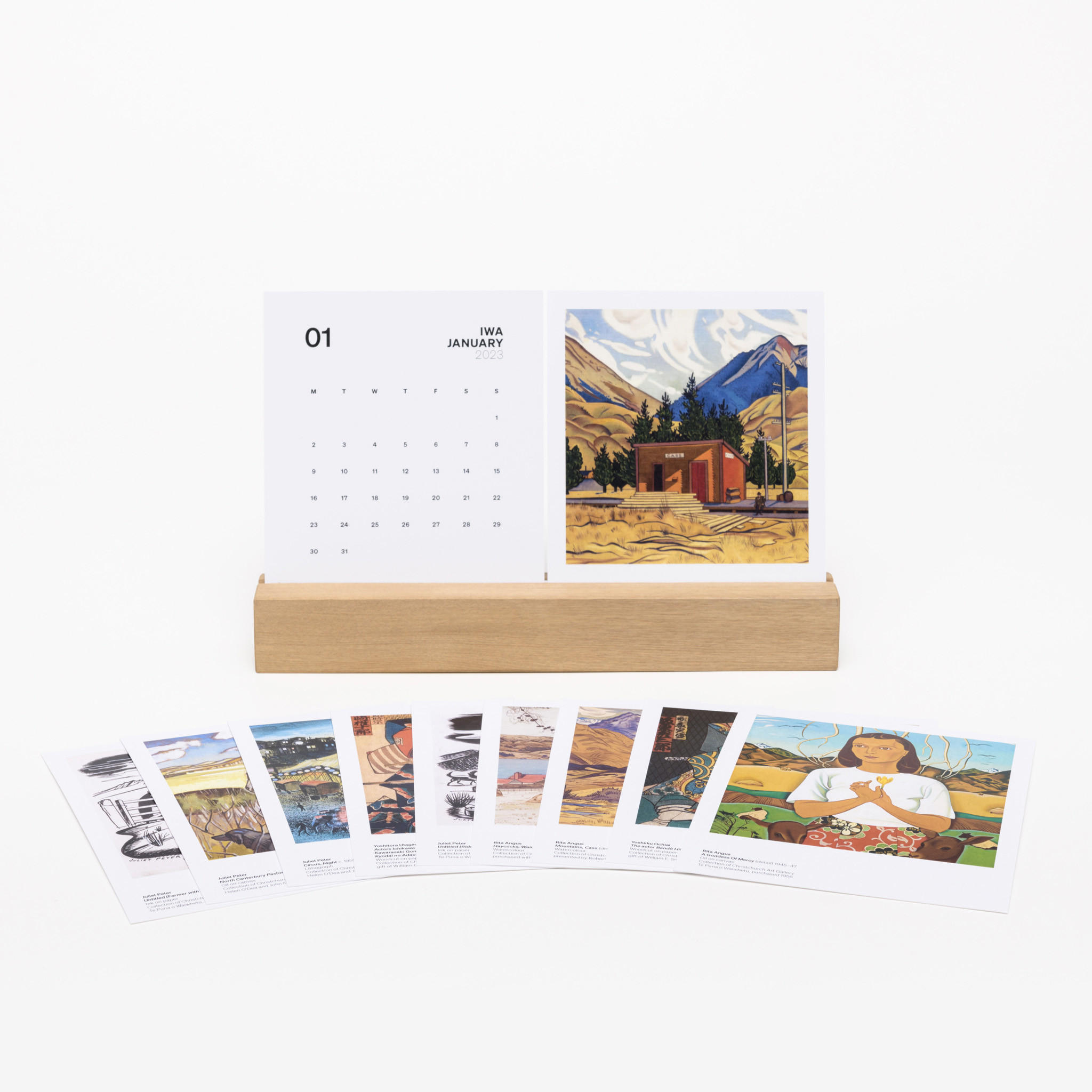 Snapshot calendar 10 additional image cards christchurch art gallery