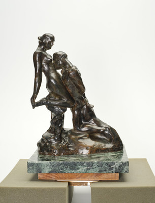 Auguste Rodin Eternal Idol 1959. Bronze. Presented by the New Zealand Government from the New Zealand Fund in France For Cultural Development, 1964