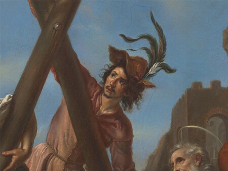 Artist unknown (after Carlo Dolci) The Martyrdom of Saint Andrew (detail) undated. Oil on canvas. Collection of Christchurch Art Gallery Te Puna o Waiwhetū, purchased 2020