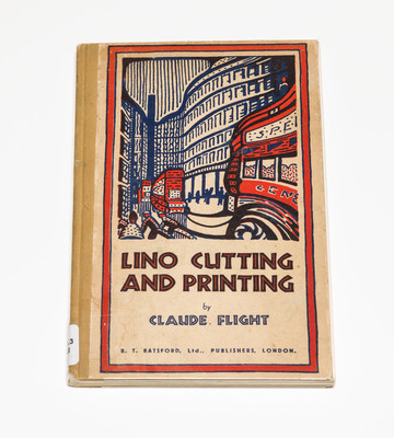 Eileen Mayo's copy of Claude Flight, Lino Cutting and Printing, London, 1934.
