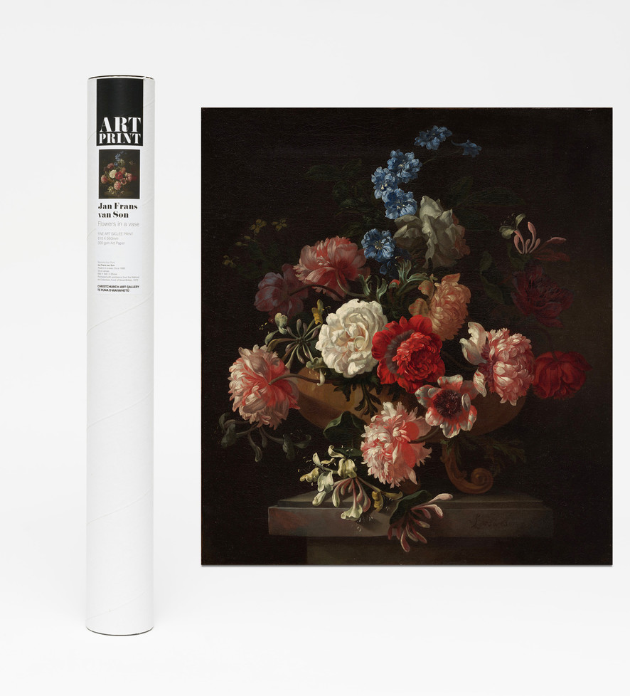Flowers in a Vase – Poster Print