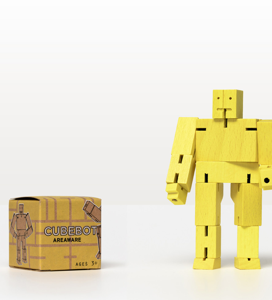 Cubebot Micro Yellow Toy SOLD OUT