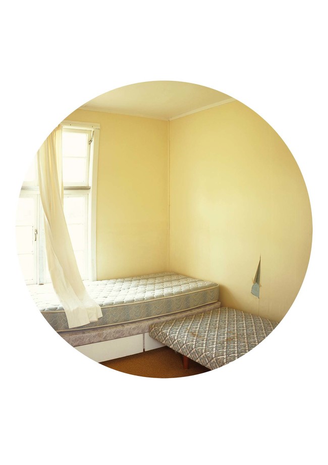 Ann Shelton Pheonix block, room # unknown [yellow walls] 2008. C-type photograph