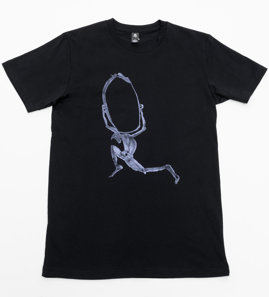 Lunging Sisyphus (Bowl) detail 2021 – Men's T-shirt