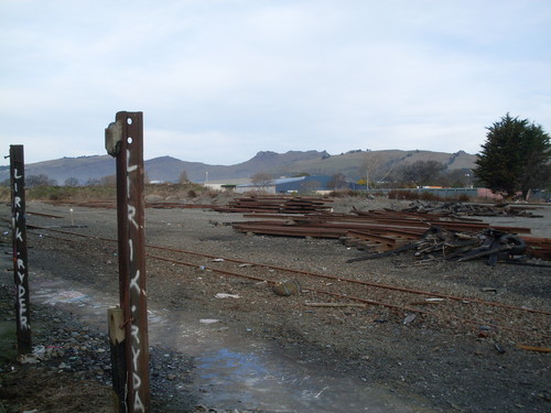 Linwood railyards at the end of Barbour street.