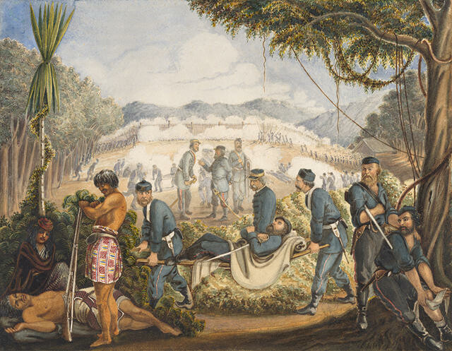 Storming of Otapawa Pa [also known as An Incident in the NZ Wars]