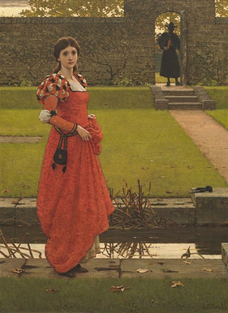 George Dunlop Leslie In the Wizard’s Garden c.1904. Oil on canvas. Collection of Christchurch Art Gallery Te Puna o Waiwhetū, presented to the Canterbury Society of Arts by W. Harris, 1907; given to the Gallery in 1932