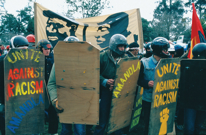 John Miller Amandla. Unite against Racism 1981. Photograph. Courtesy of the artist