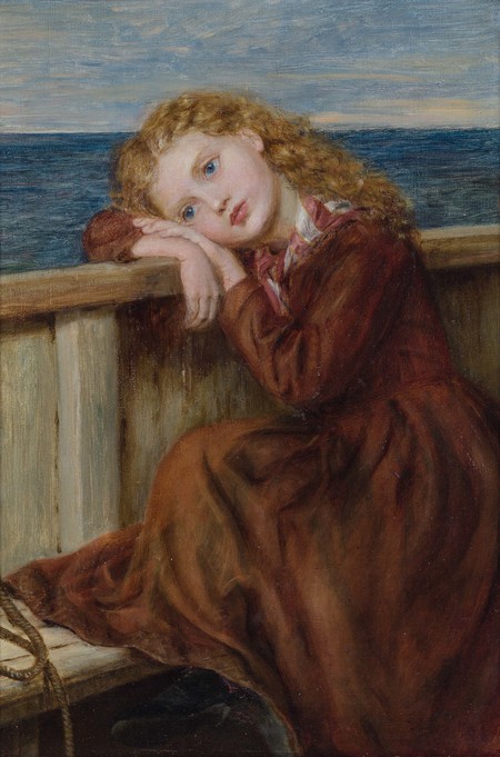Laura Herford The little emigrant 1868. Oil on canvas. Collection of the Suter Art Gallery, Nelson. Donated by Marjorie Sheat 2007. Acc. No. 1027