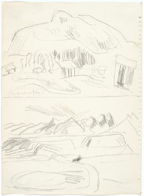 Sketch Book for “Two Chairs” and “Tekapo & Mt John”